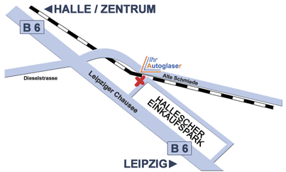 Anfahrtskizze Bruckdorf