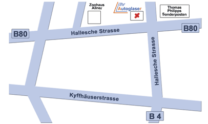 Anfahrtskizze Nordhausen